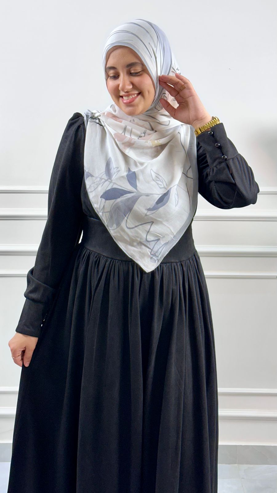 Premier suede dress with buttons