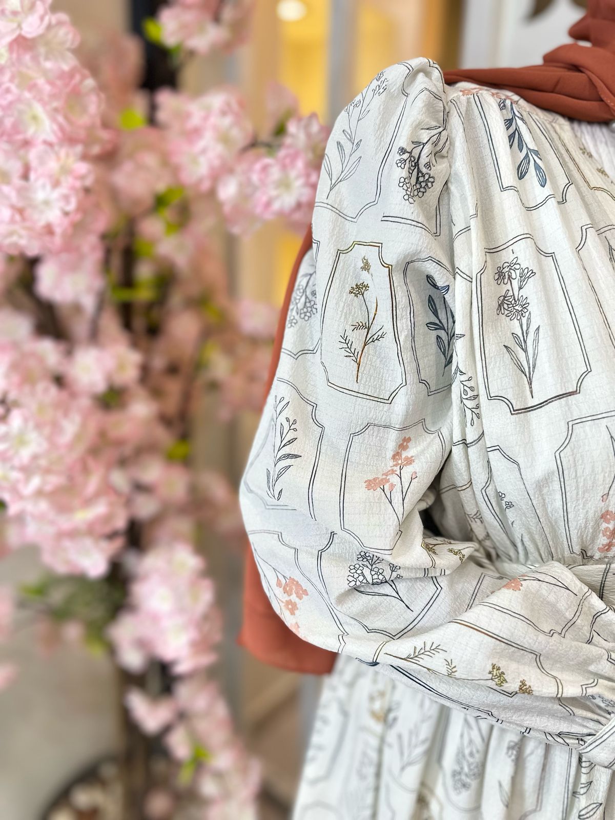 Cardigan korecha Printed Orange Belt