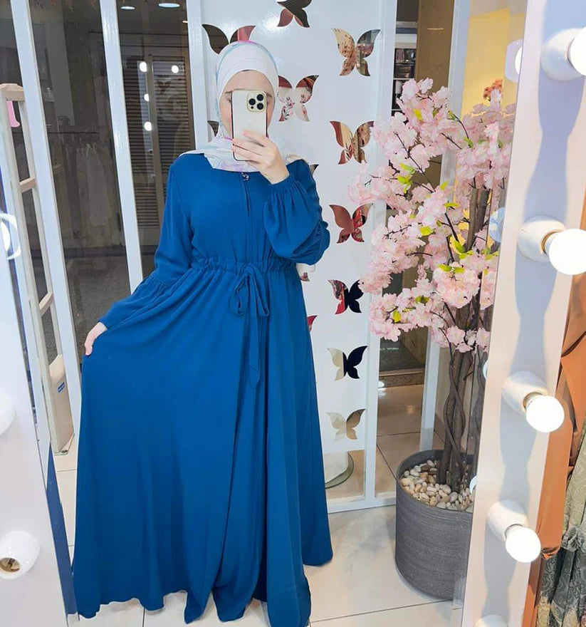 Abaya Crepe With Tie