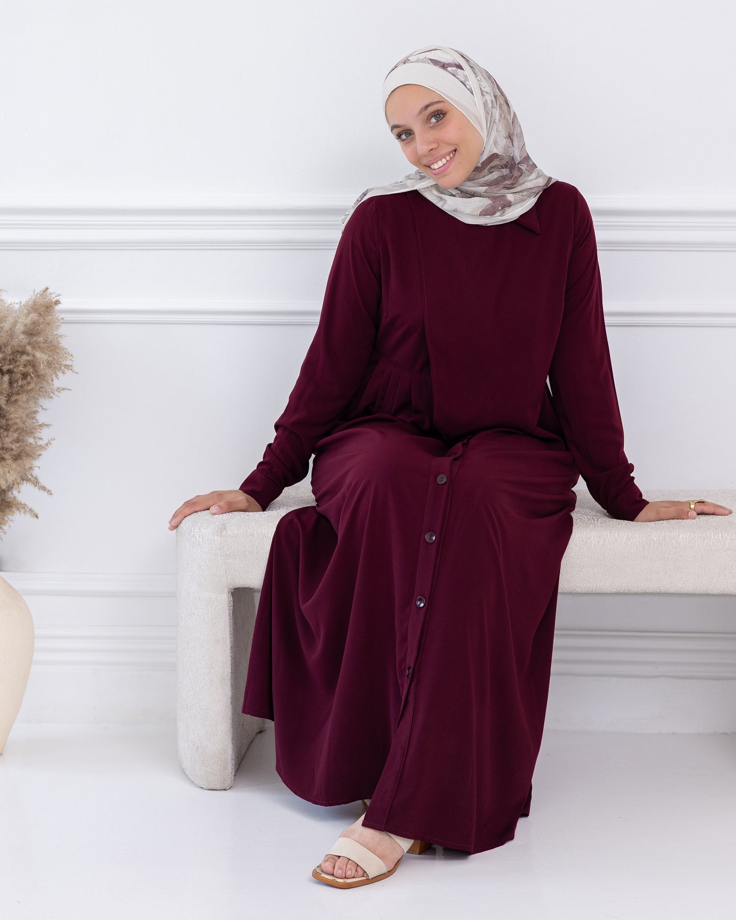Velmira Medina Ipek Buttons Dress