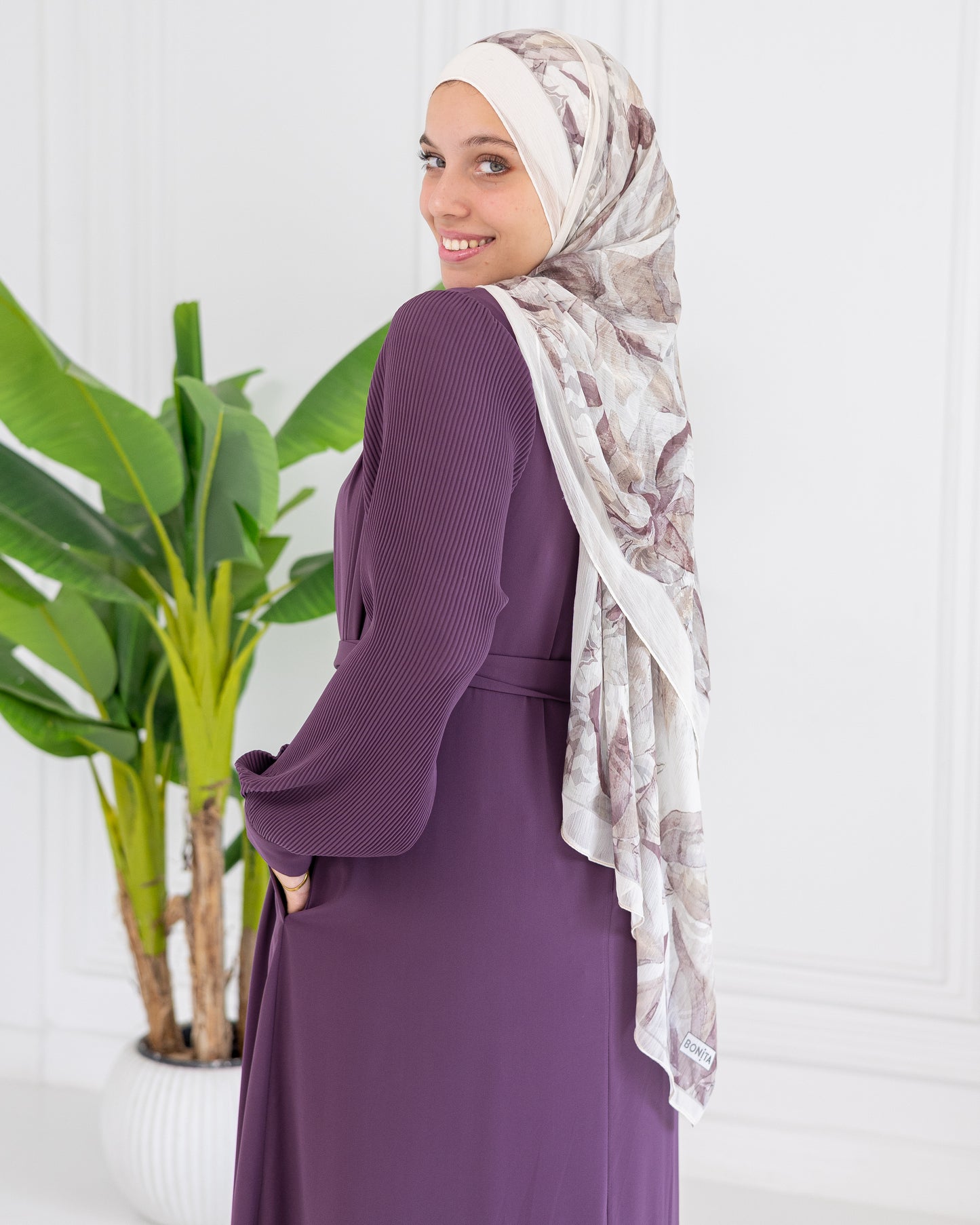 Perla Crepe Dress