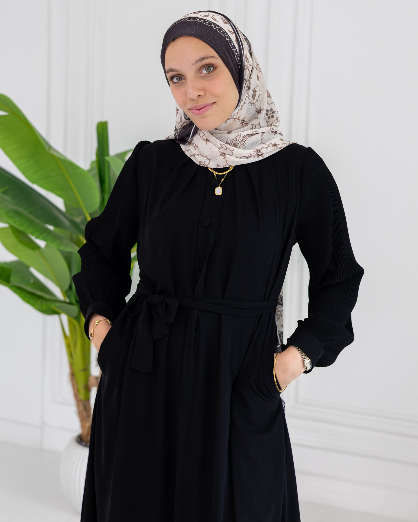 Perla Crepe Dress
