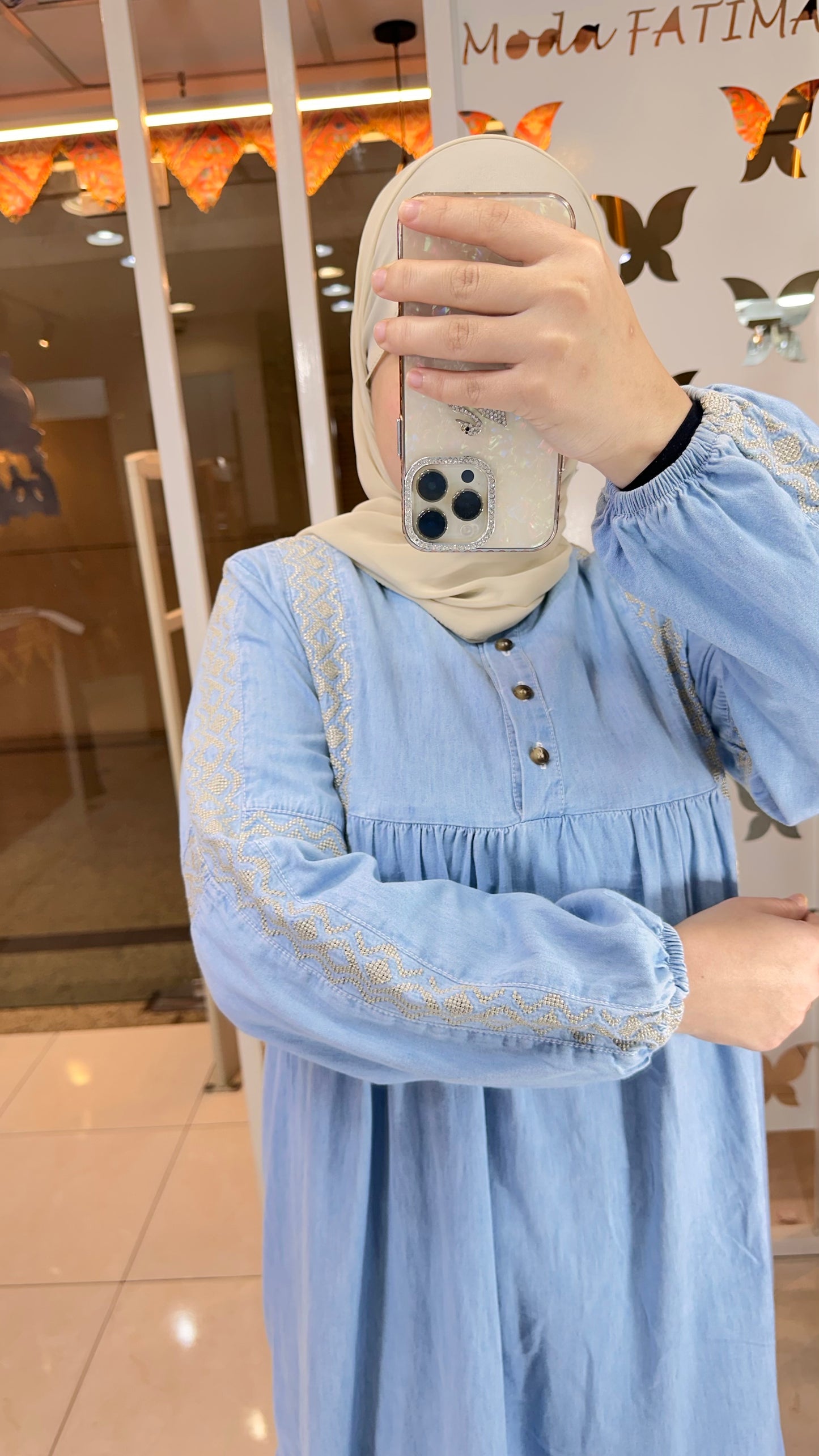 Radiant Jeans Dress
