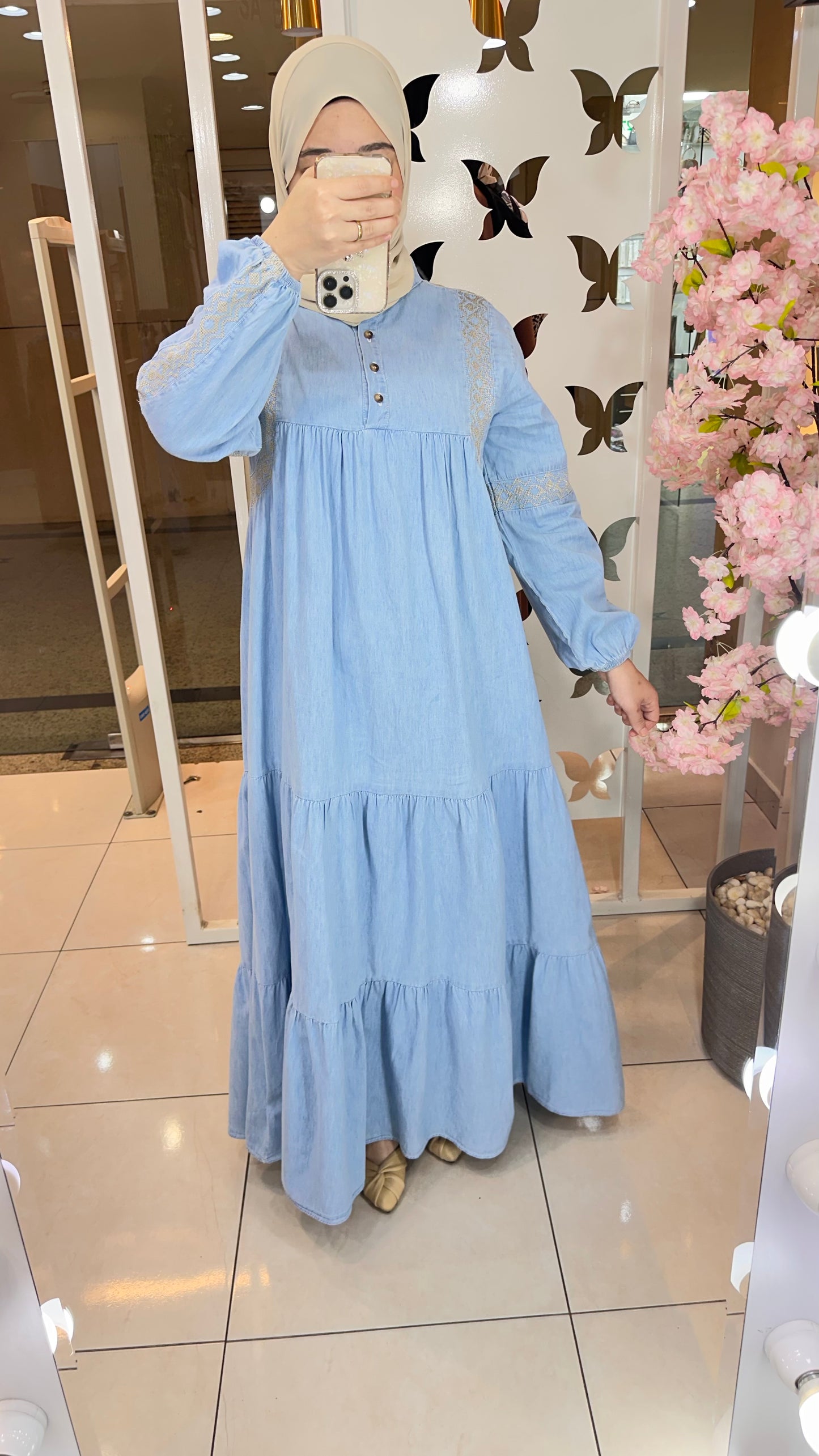 Radiant Jeans Dress