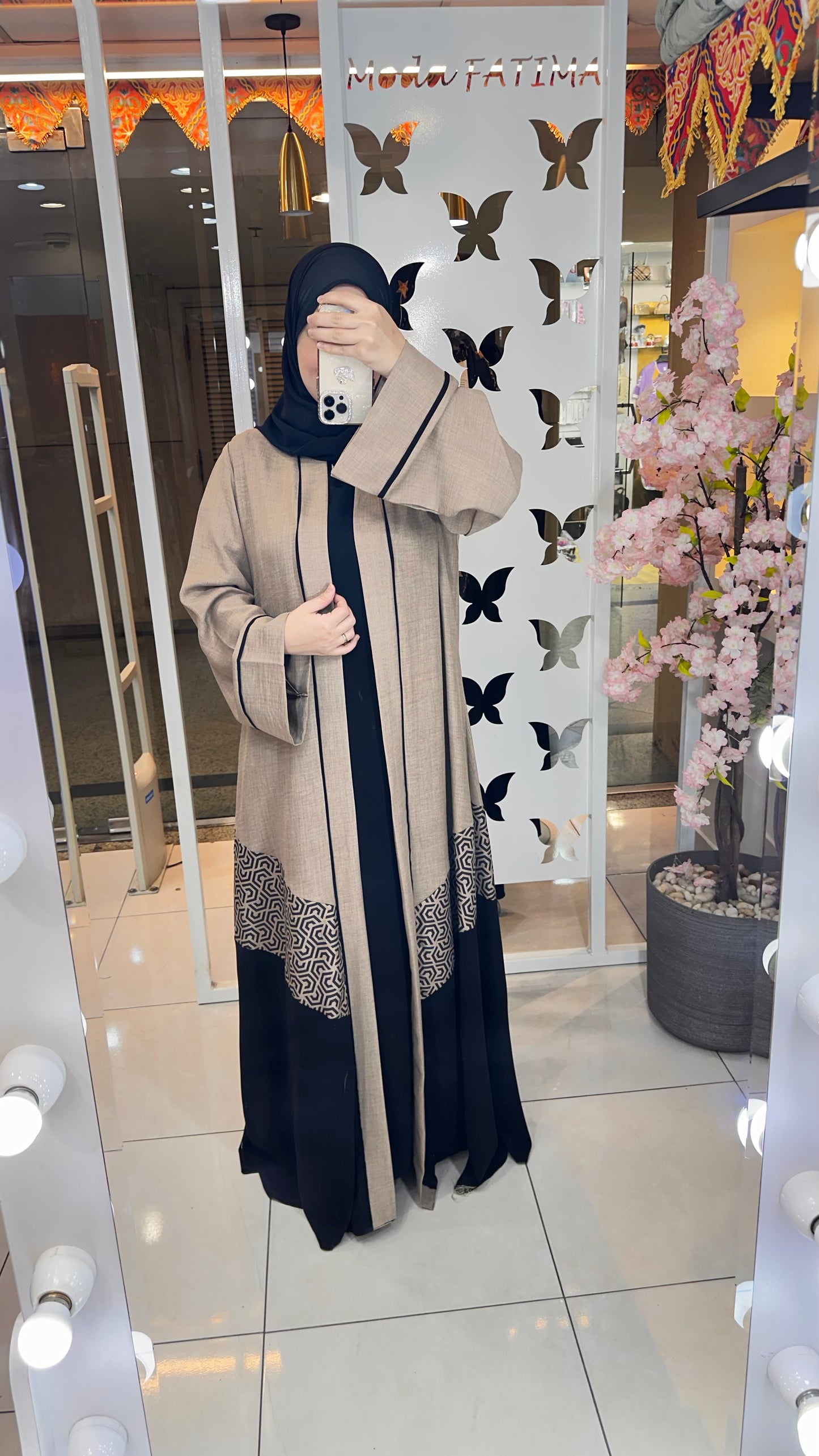 Cardigan Set Crepe Linen
