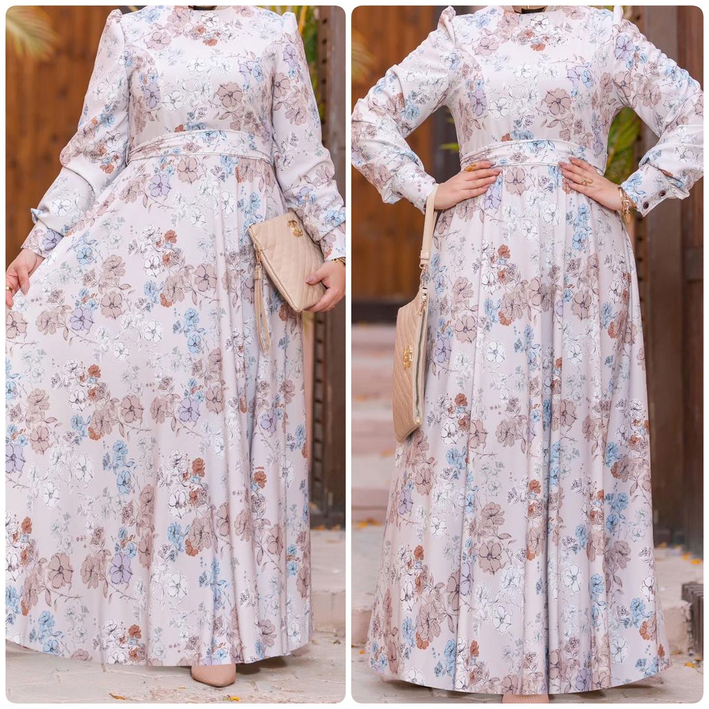 Malvena Printed Crepe Dress