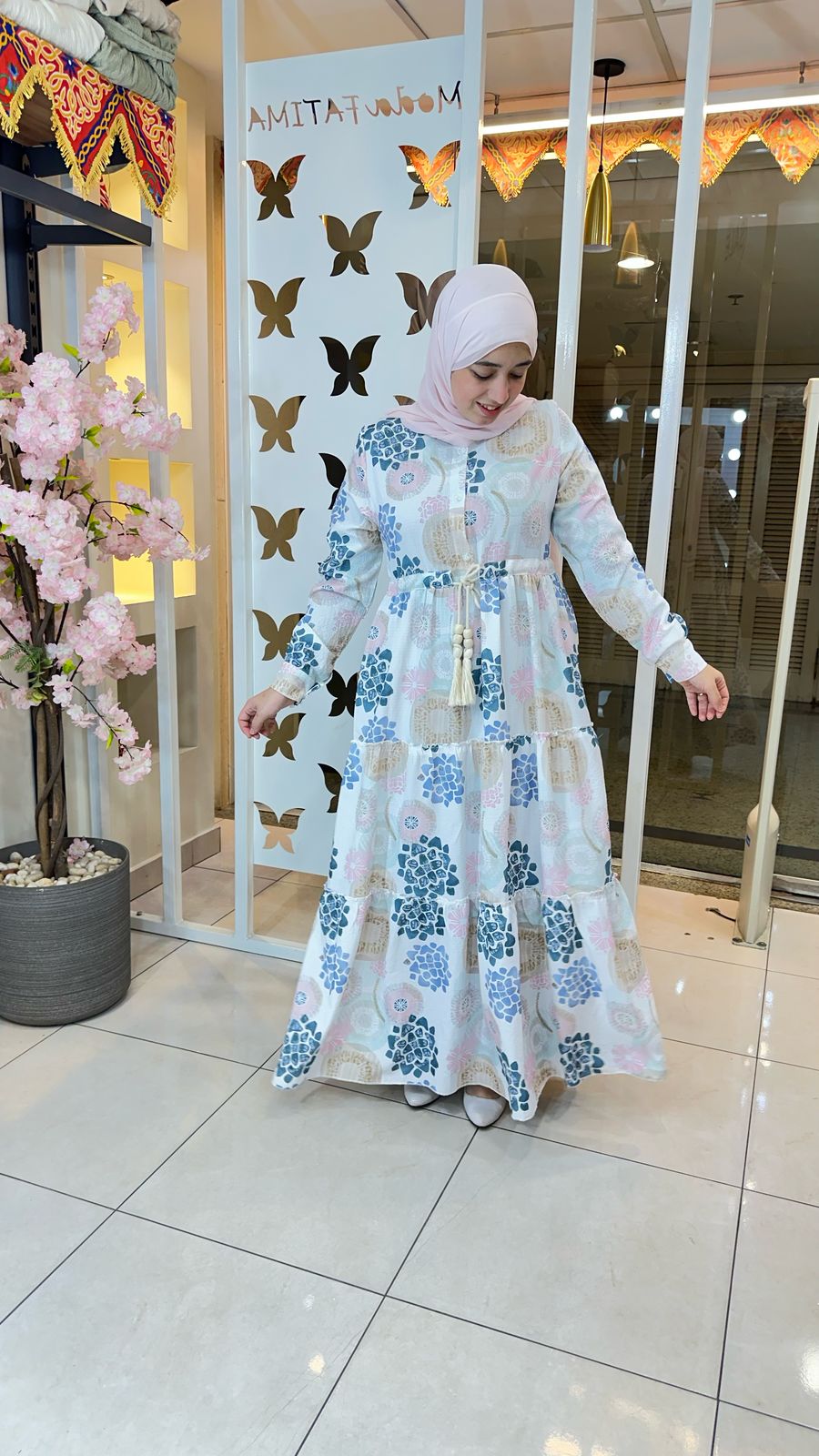Mira Korecha Dress Genzary*Pink
