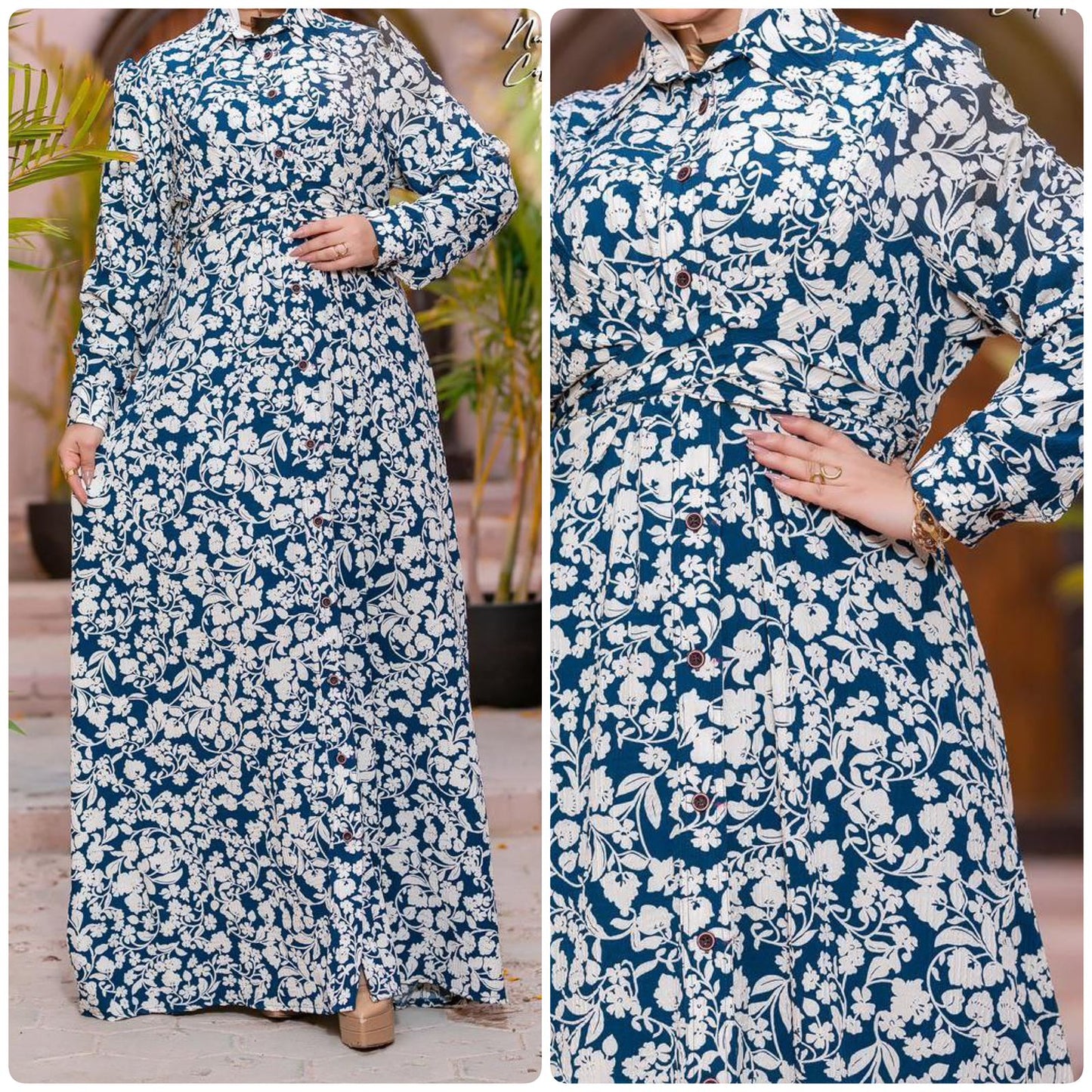 Nayla Jacqurad Crepe Dress
