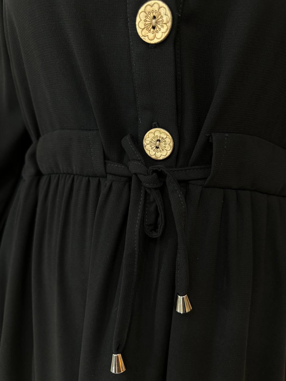 Oval Crepe Dress