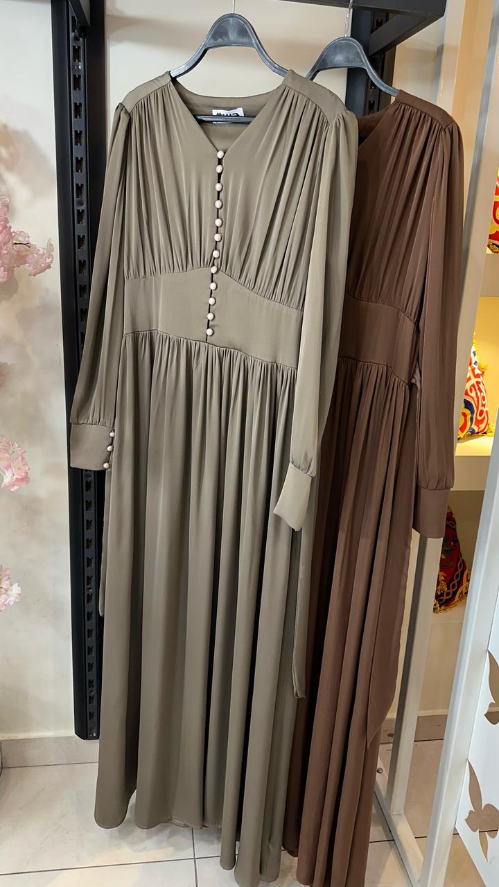 Shimmer Satin Dress Cafe