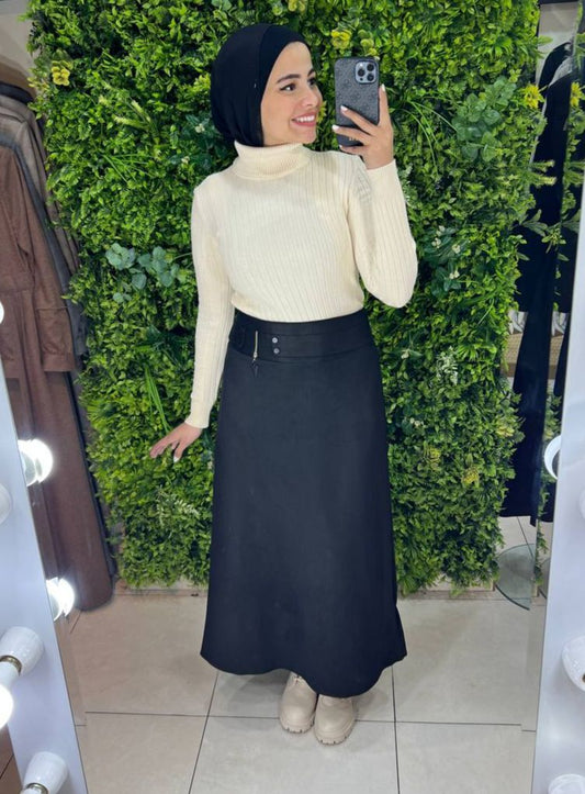 Skirt Soft Wool Black 20182