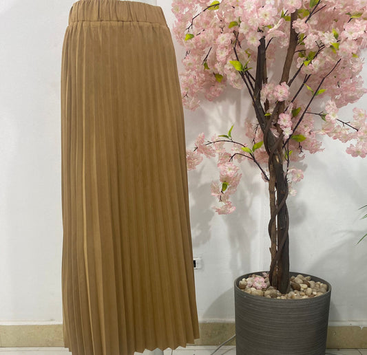 Skirt  Suede Plisse Havan 71038