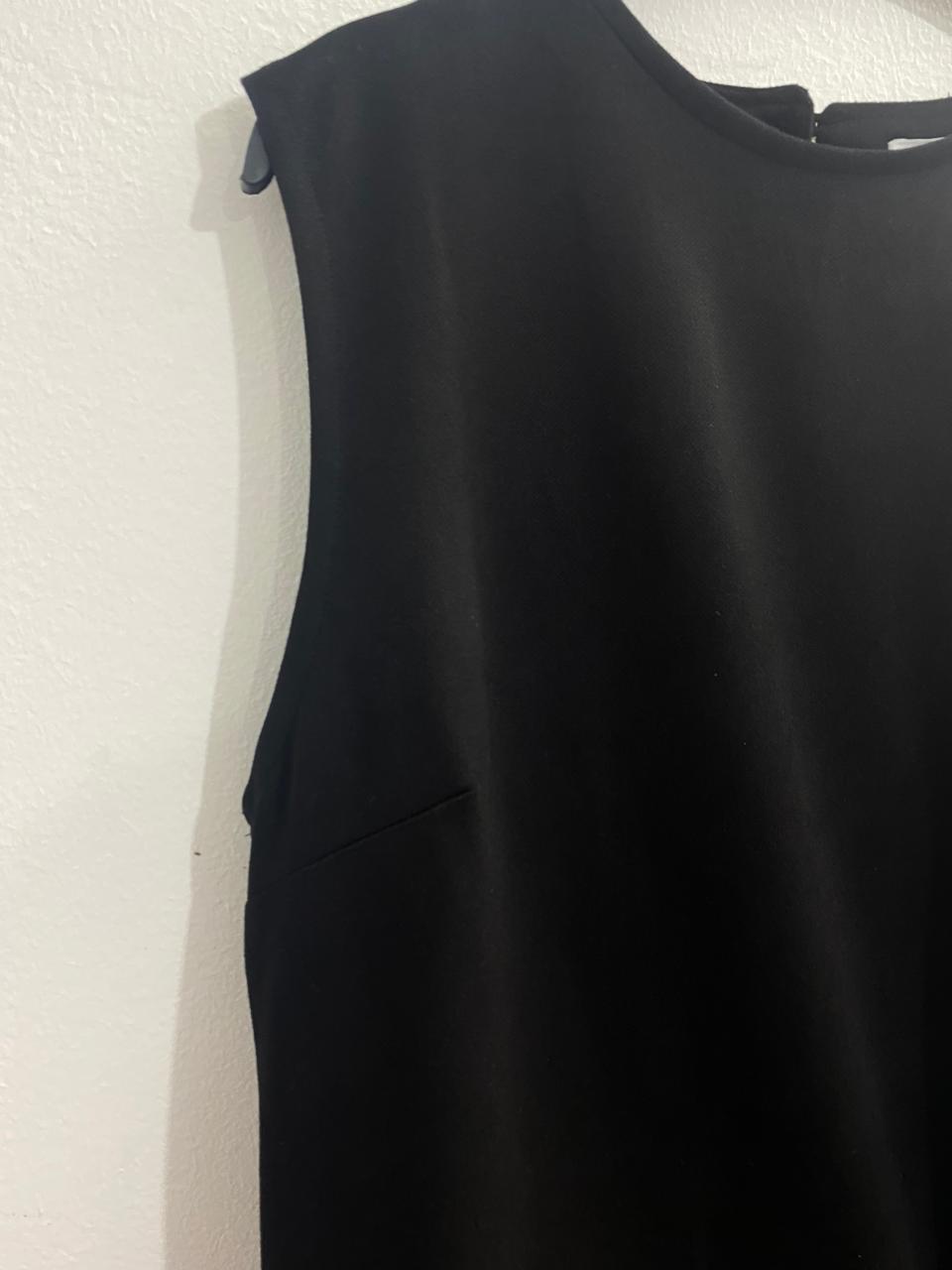 Basic Suede Ribbed Black 25501