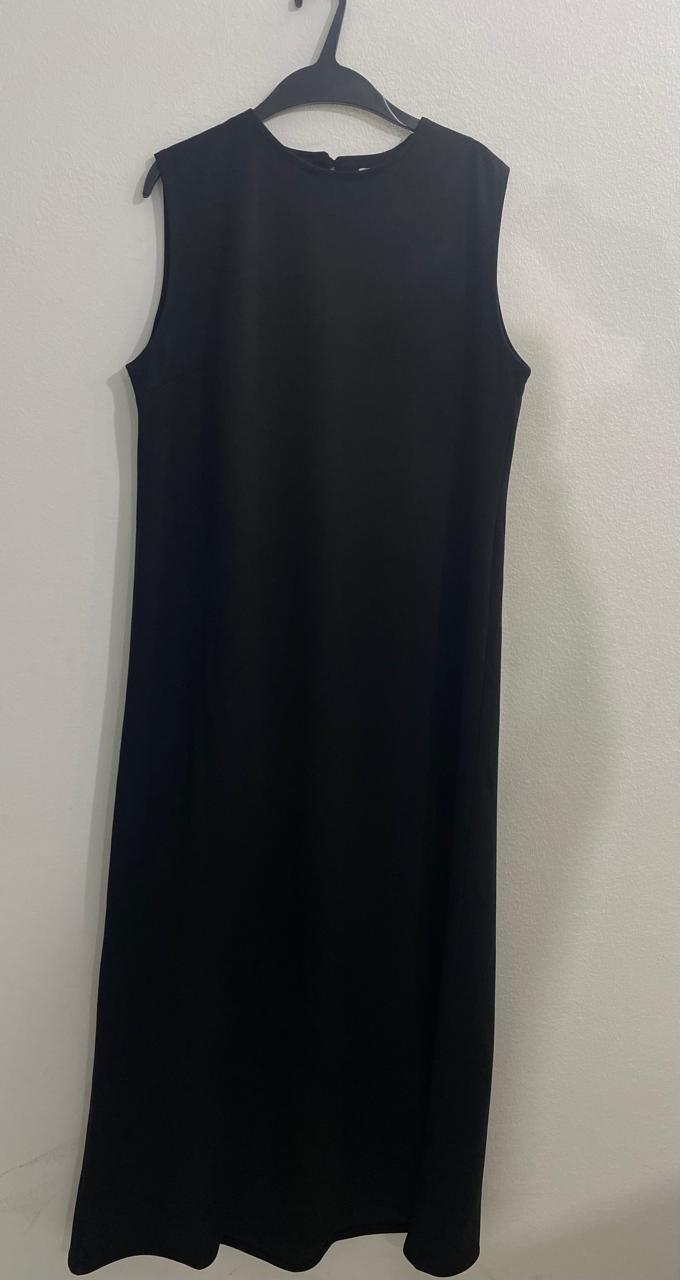 Basic Suede Ribbed Black 25501
