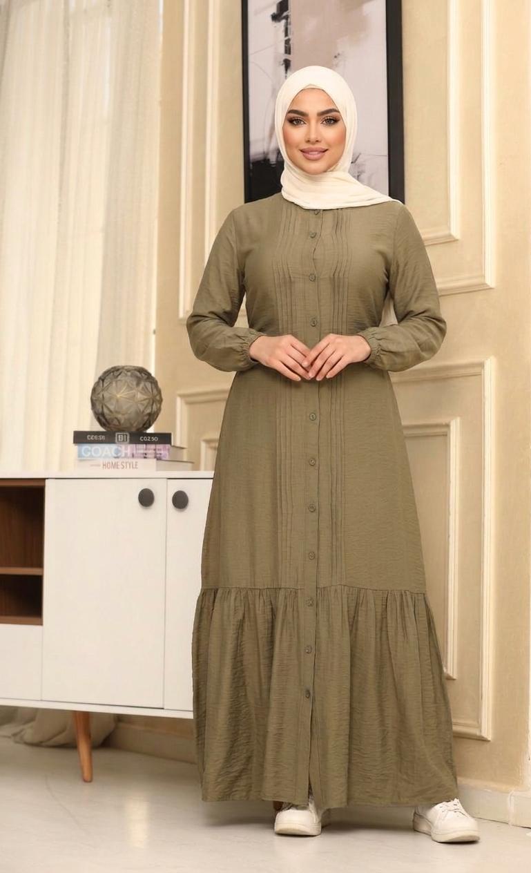 Hamsa Dress - Olive