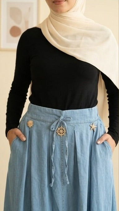 Aysel Denim Skirt
