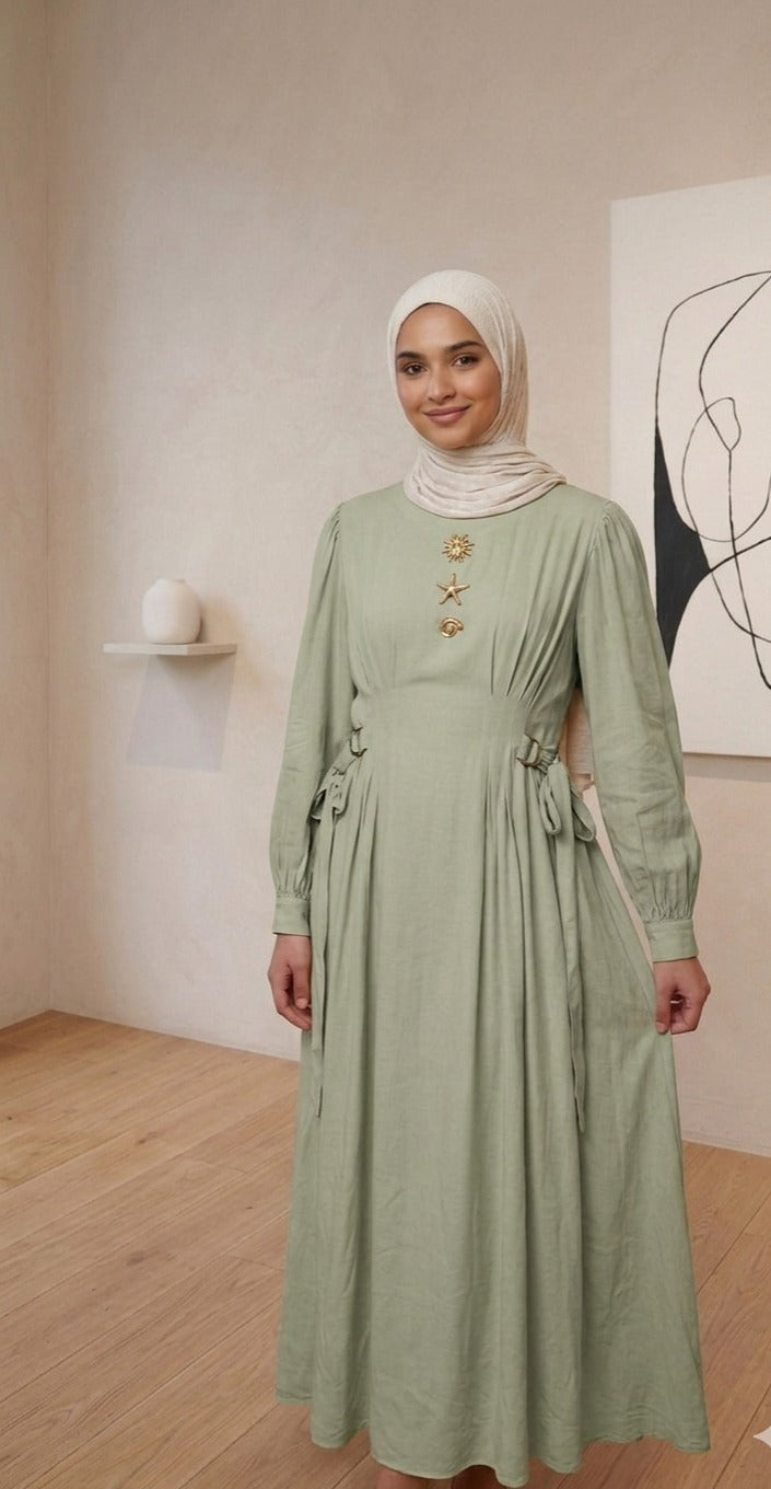 Ryana Dress-Mint