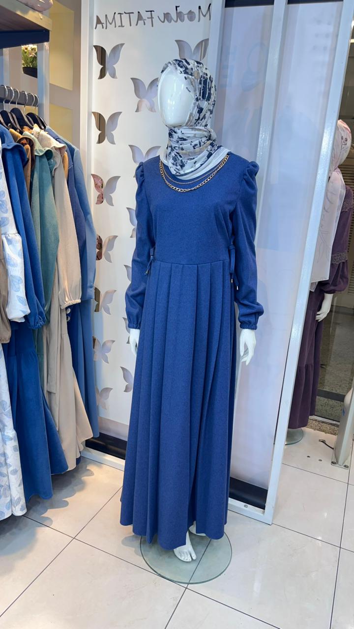 Dress Soft Wool Dark Blue 25503