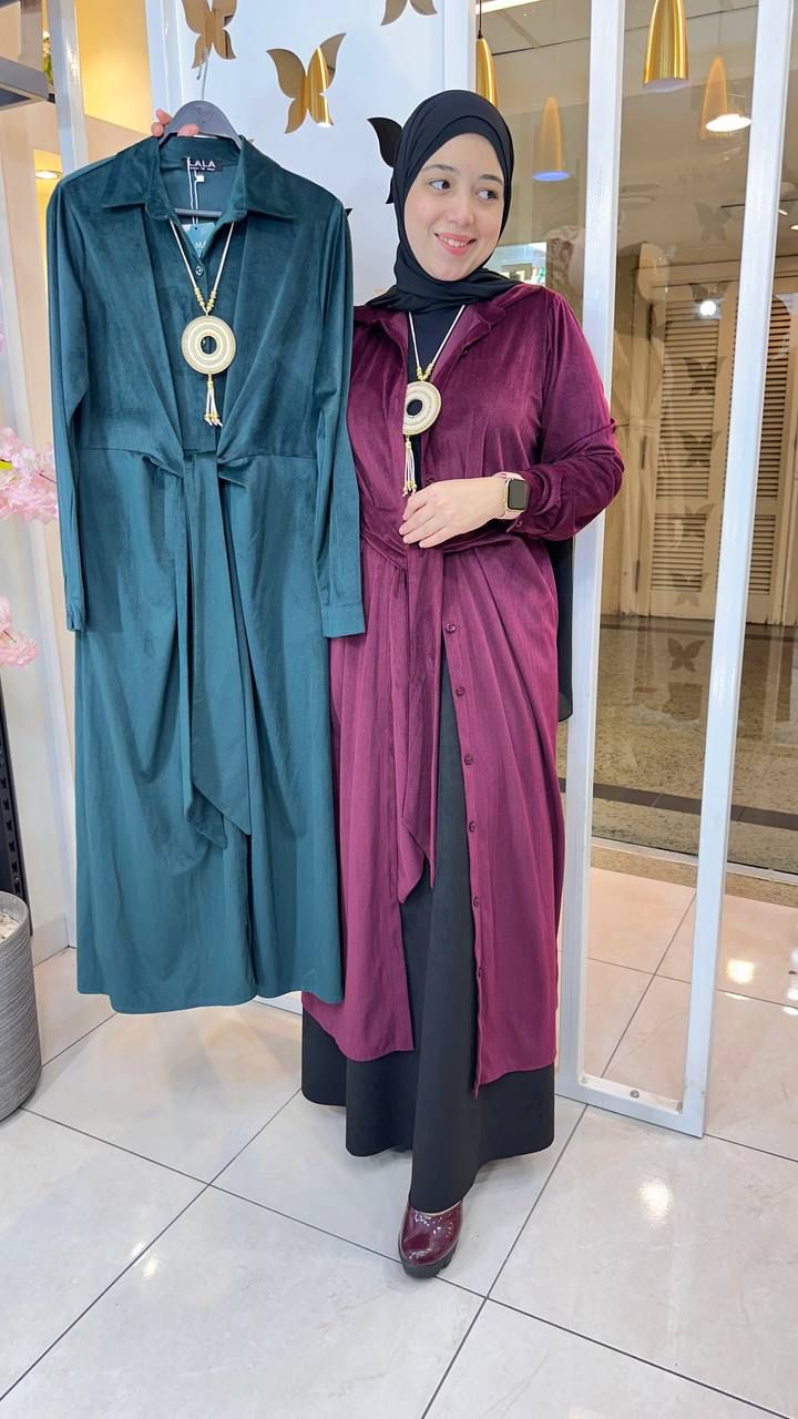 Mini Dress Suede Buttons