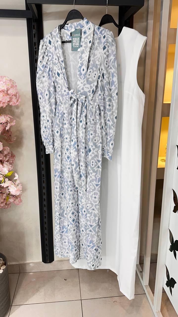 Cardigan Crepe korecha Printed