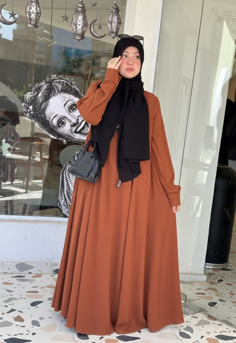 Luna dress - Dark Orange