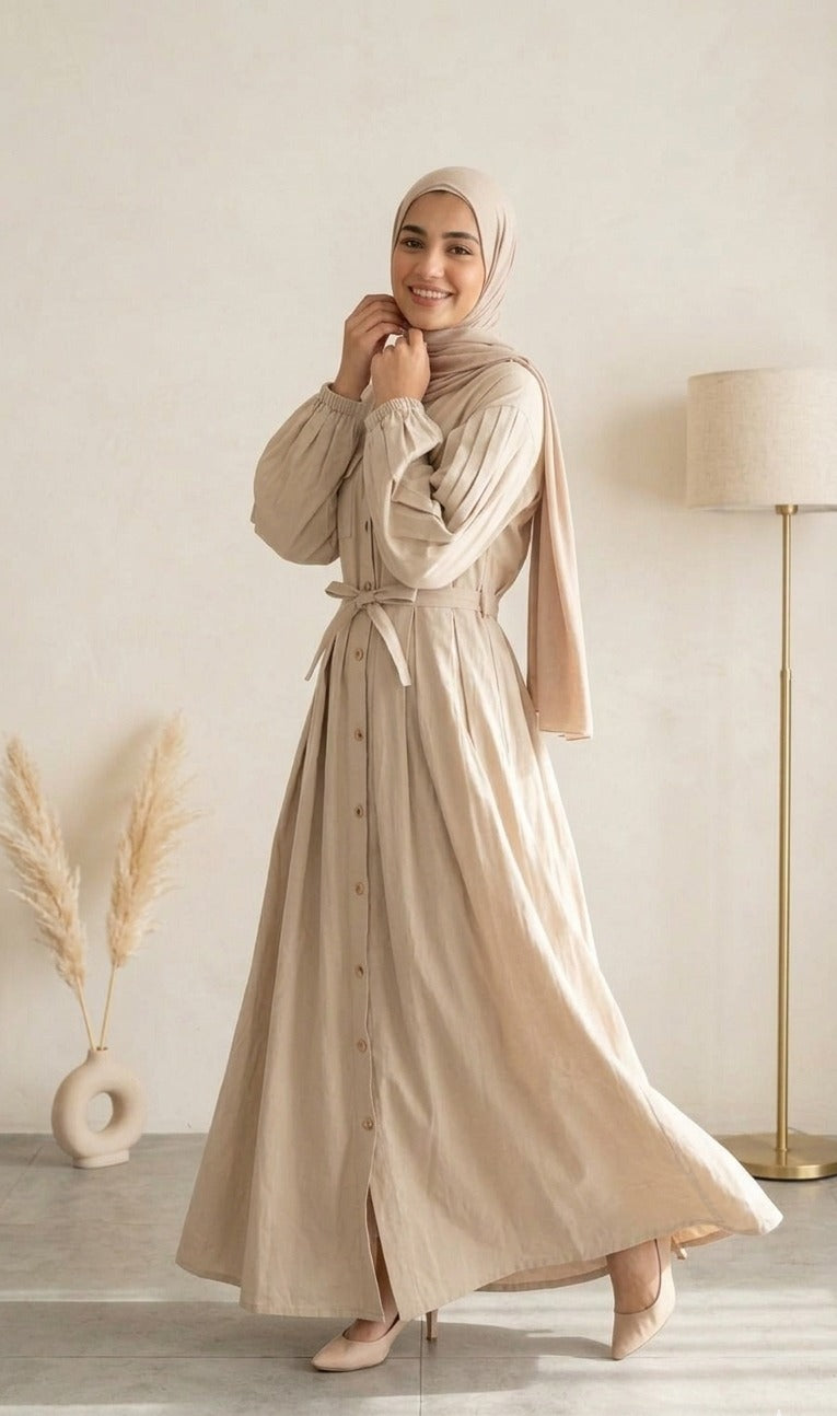 Meral dress-Begie