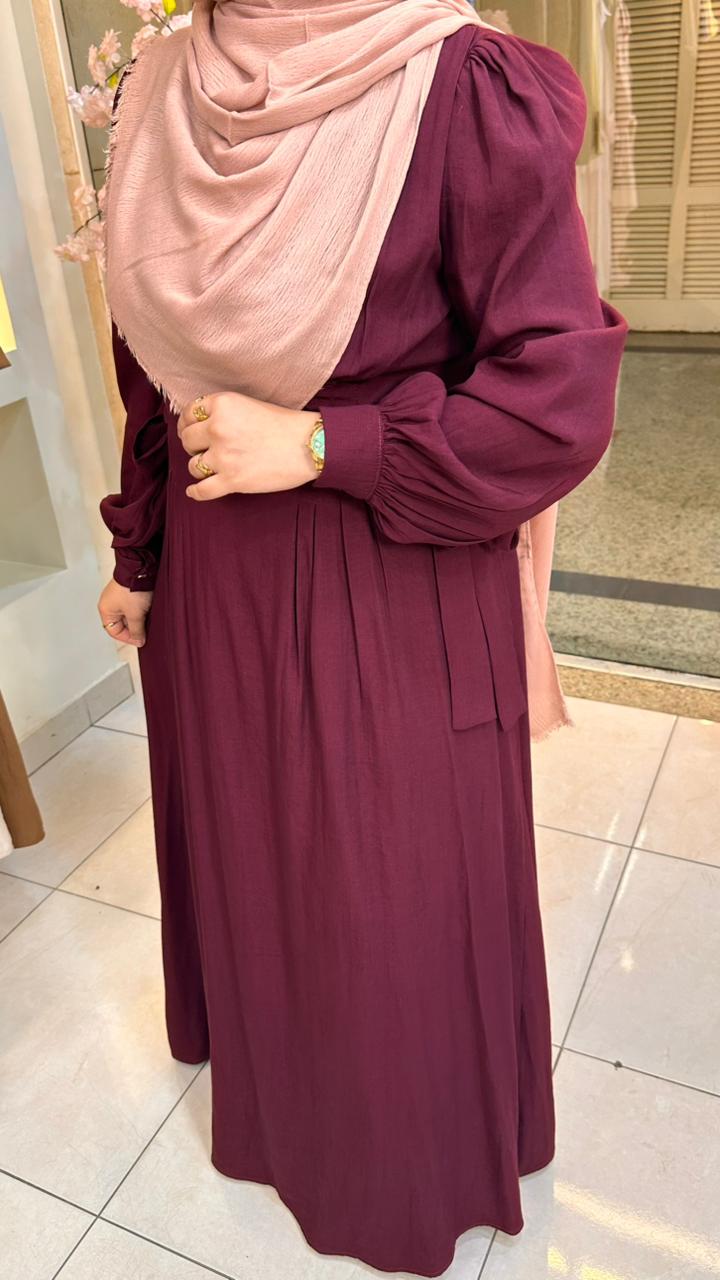 Ryana Dress-dark red