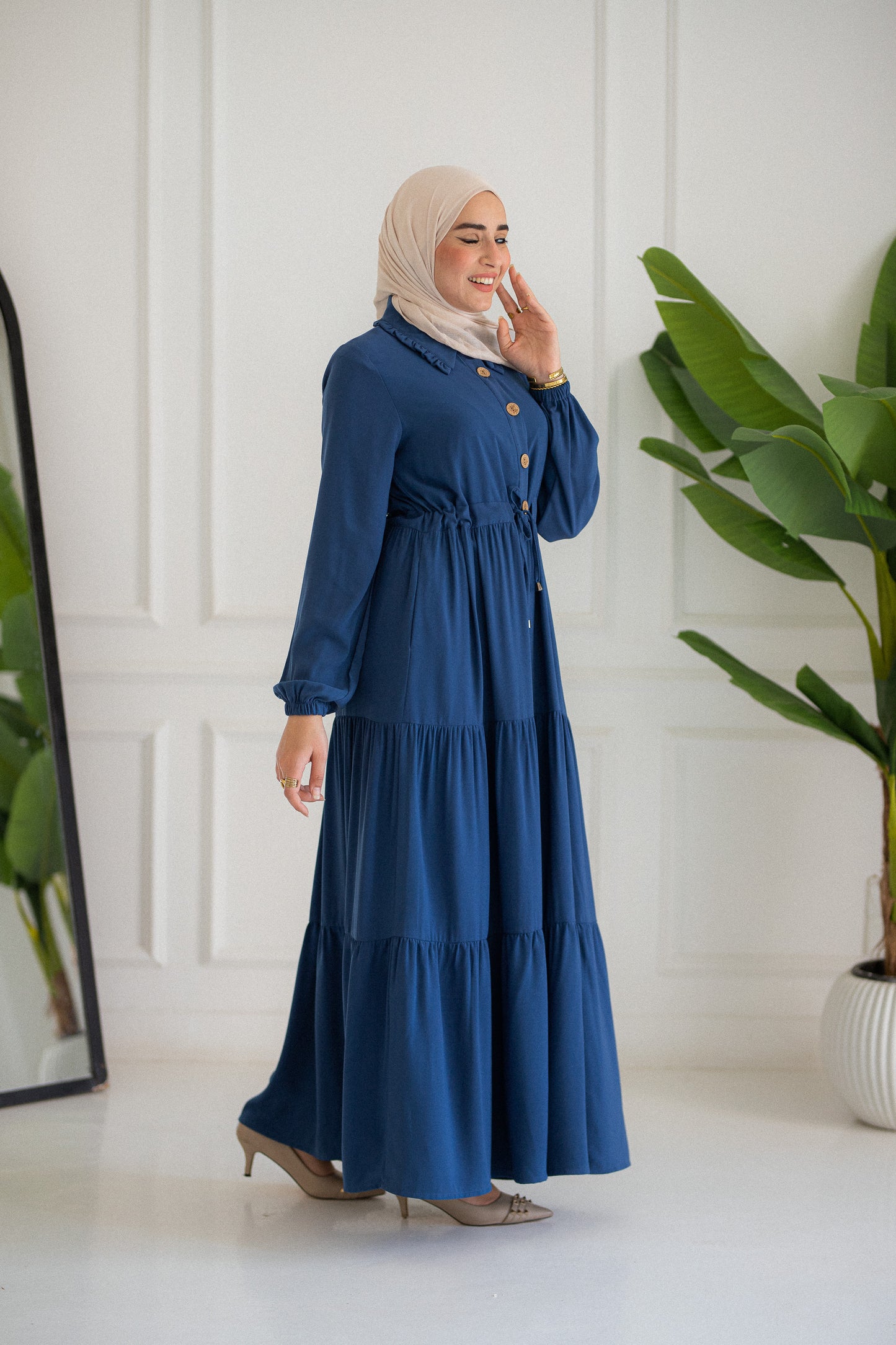 Oval Crepe Dress