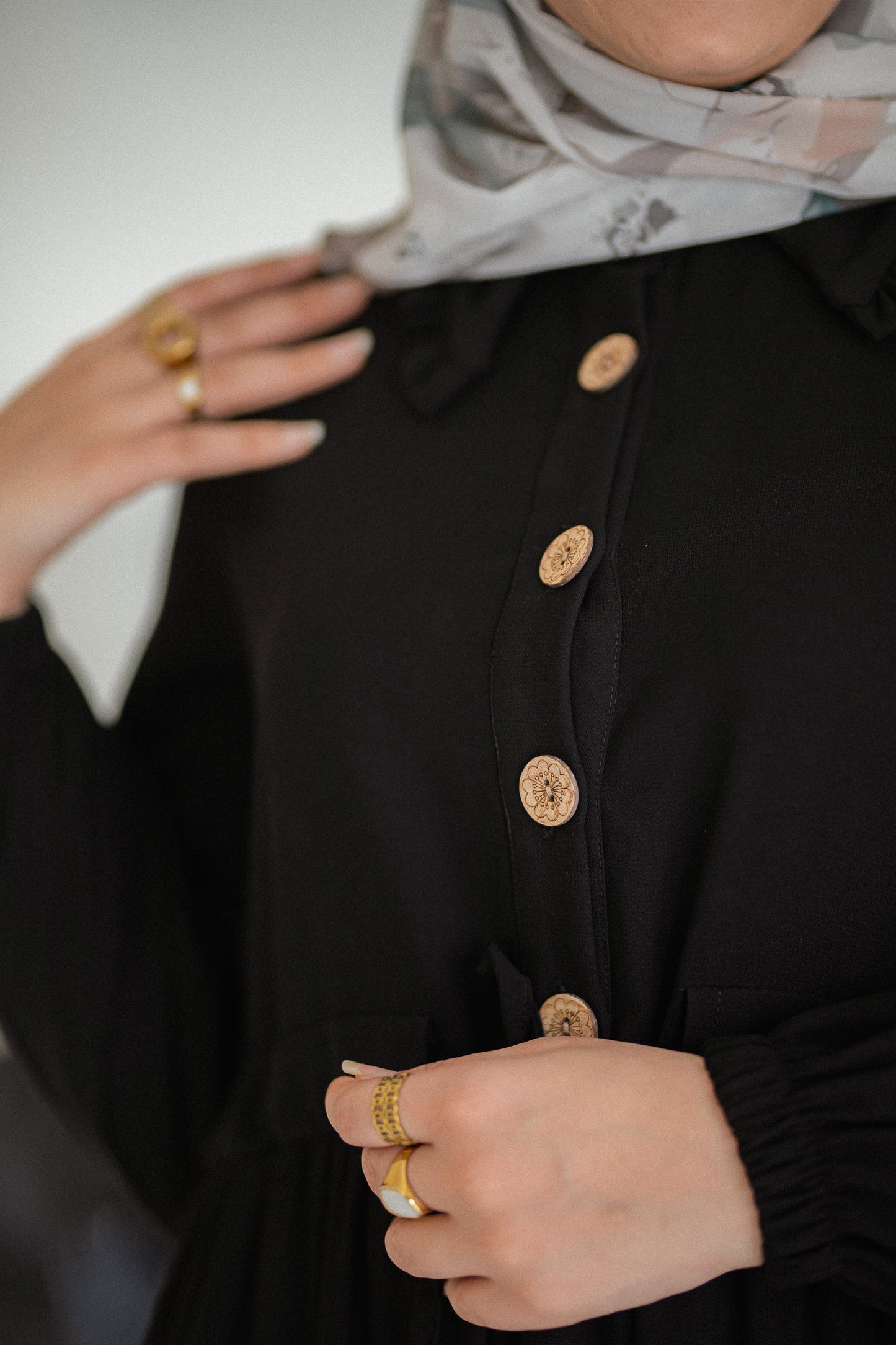 Oval Crepe Dress