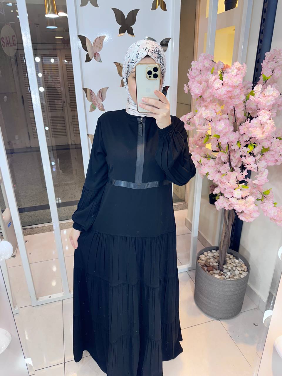 Dress Crepe Black 25158