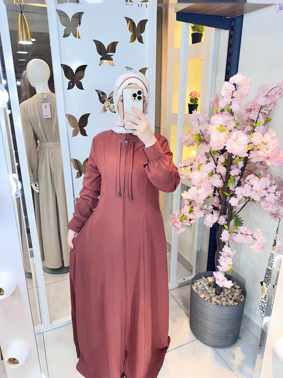 Abaya Crepe Orange