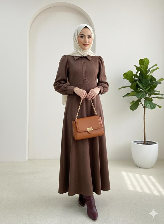 Luminous Suede Dress