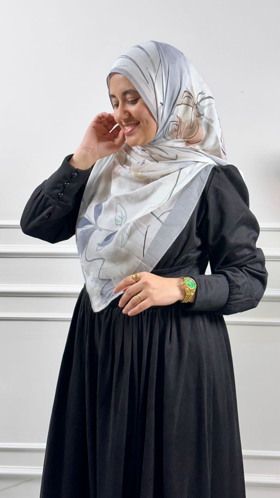 Premier suede dress with buttons