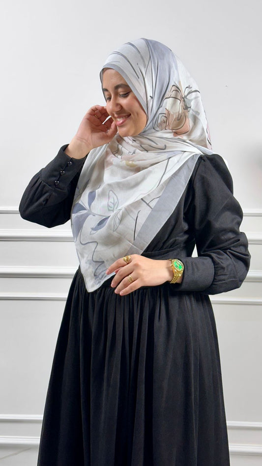 Premier suede dress with buttons