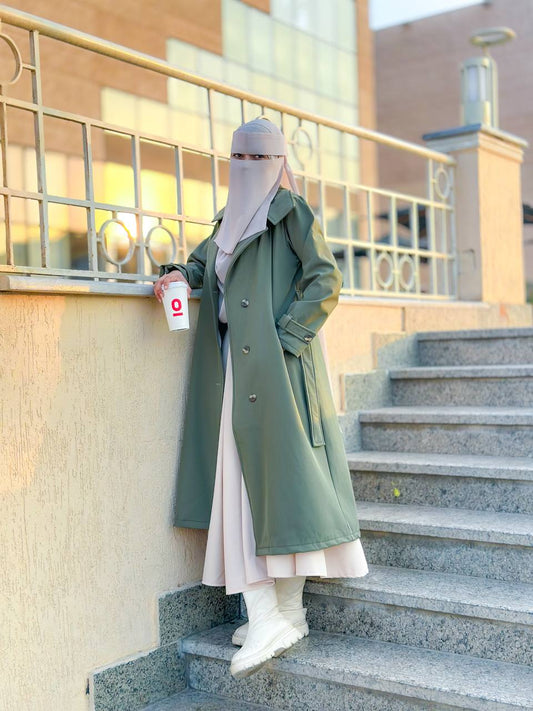 Cozy Waterproof Coat - Olive
