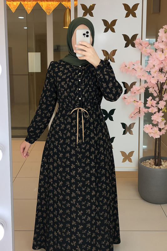 Mira Crepe Wana Dress Printed