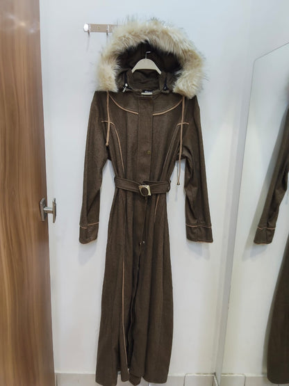 Abaya Heavy  Wool Light Brown 25027