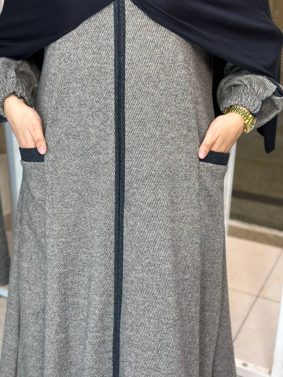 Durra Wool Dress -Mint