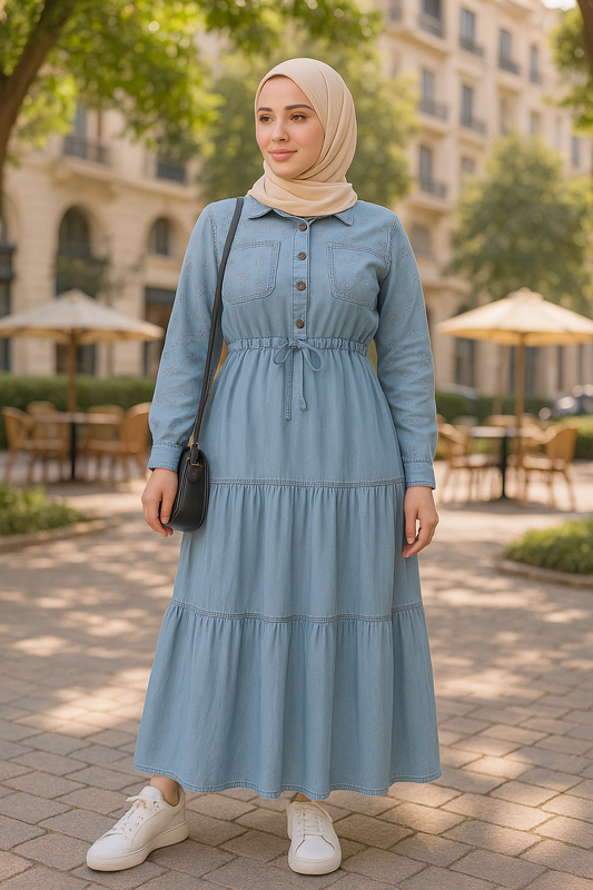 Radiant Jeans Dress