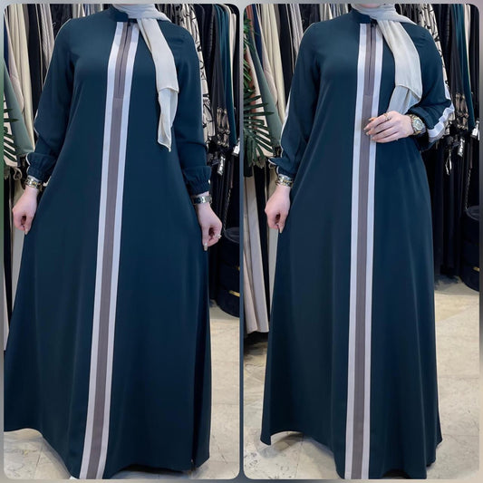 Abaya Crepe Olive 25404
