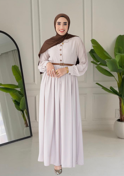 Rosa Crep Plisse Dress