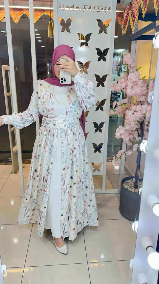 Cardigan korecha Printed Pink Belt