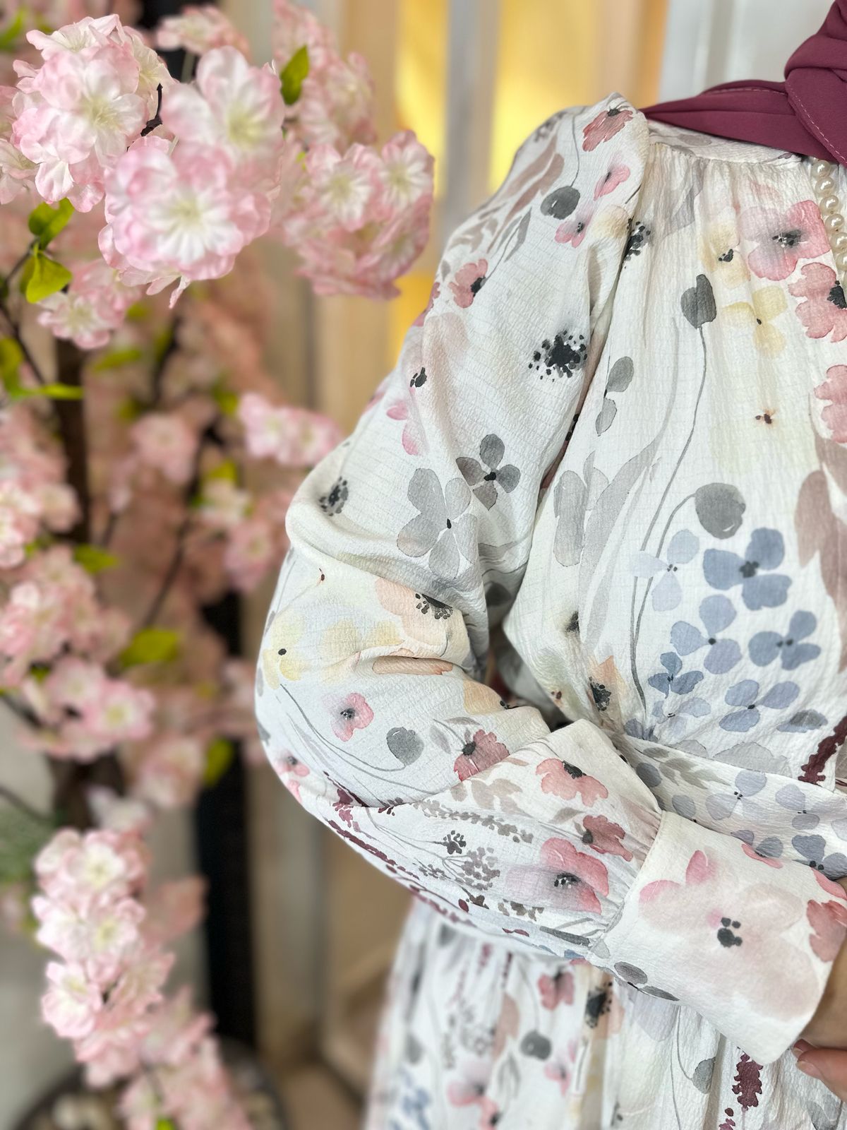 Cardigan korecha Printed Pink Belt