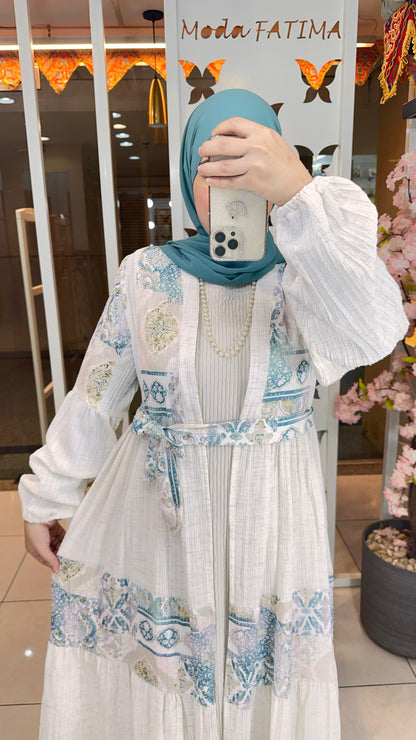 Cardigan korecha Printed Light Beige