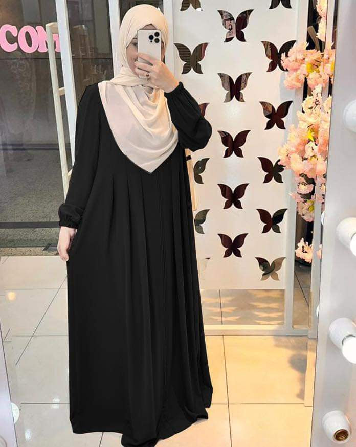 Abaya Crepe Black 25105