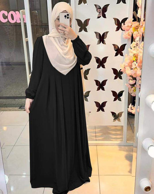 Abaya Crepe Black 25105