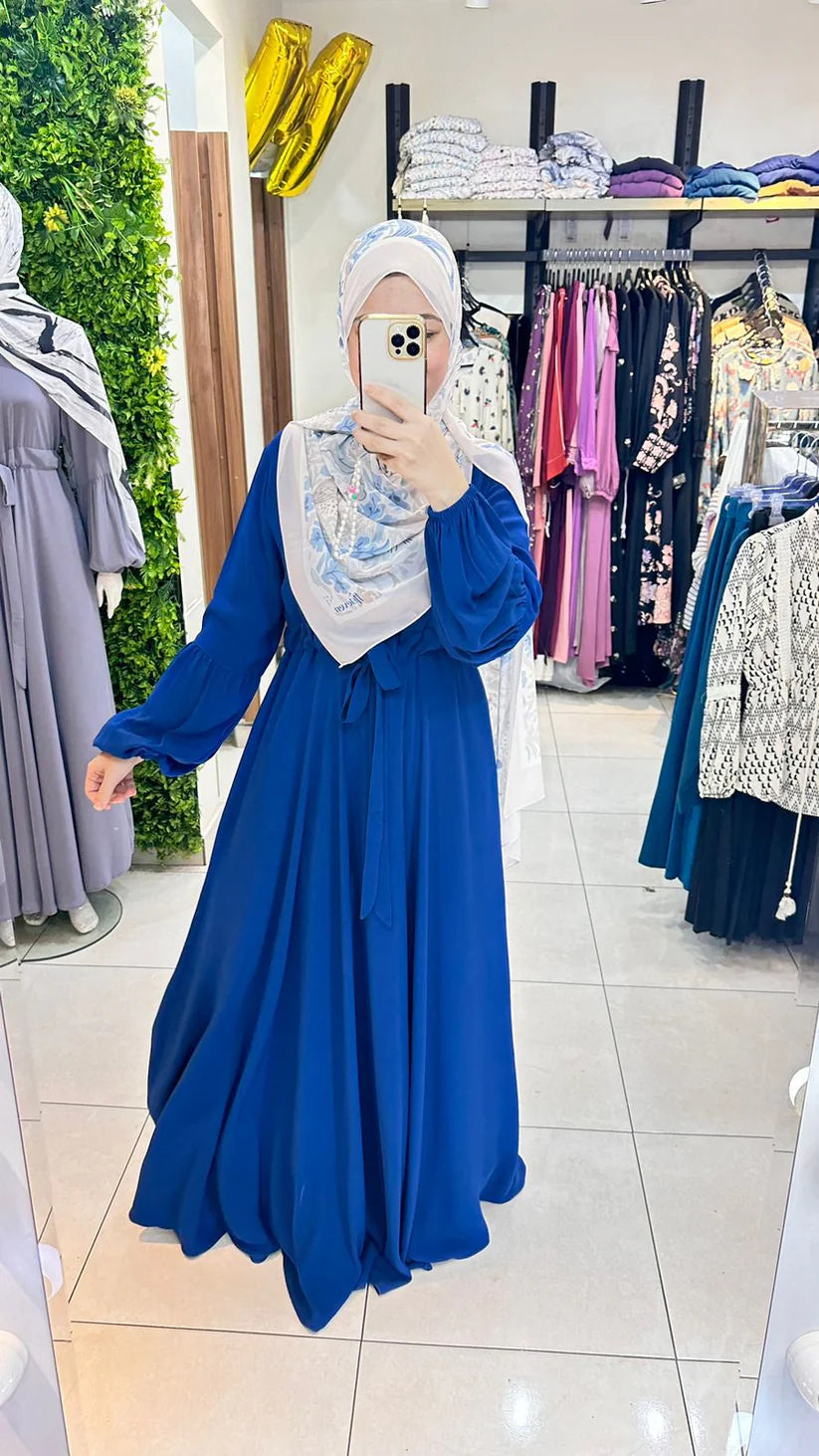 Abaya Crepe With Tie
