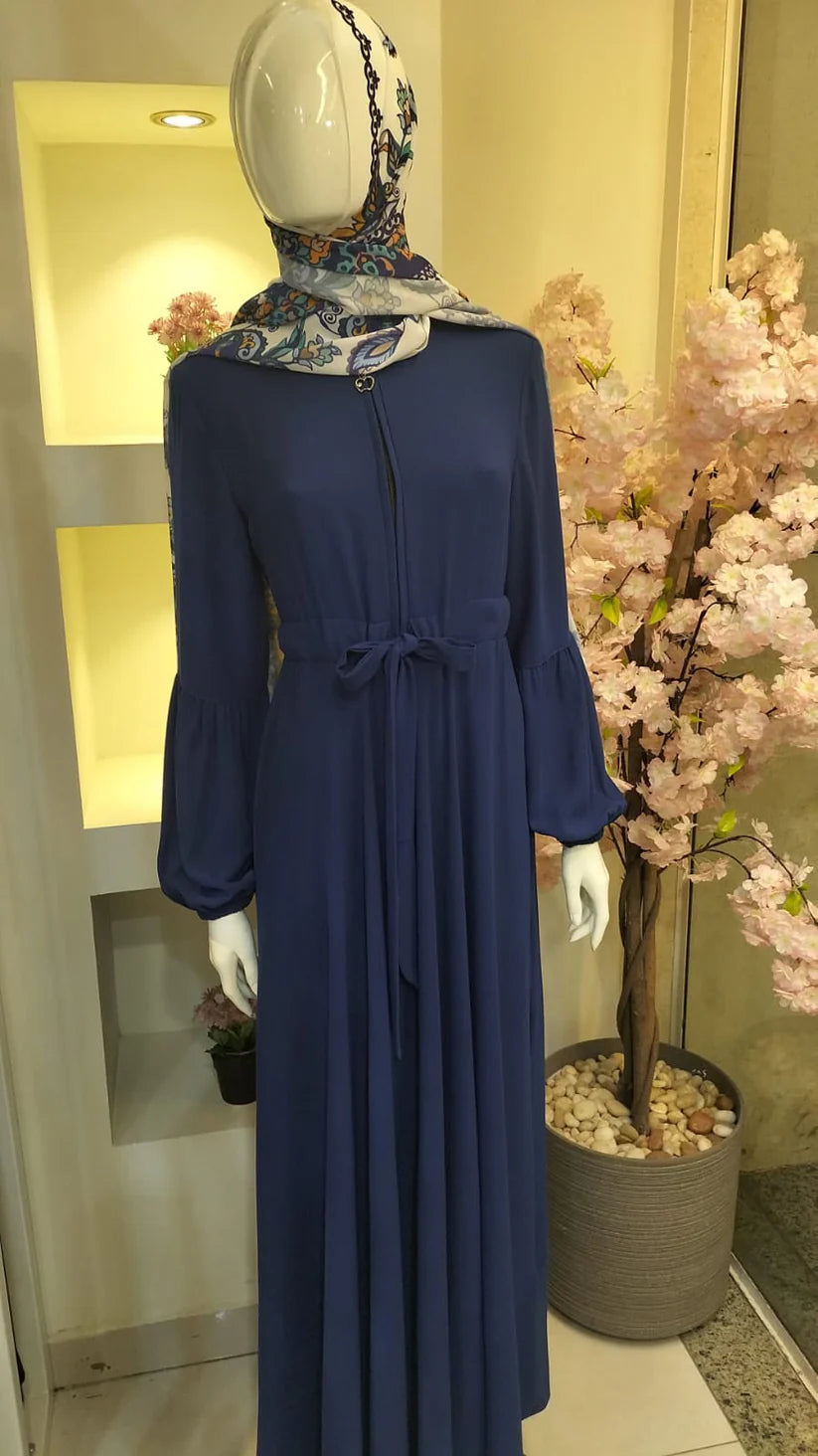 Abaya Crepe With Tie