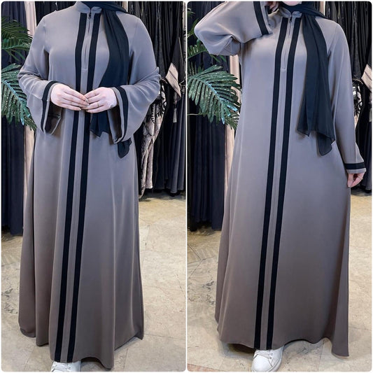 Abaya Crepe Olive 25386