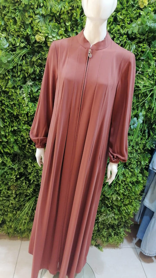Abaya Crepe Orange 25379